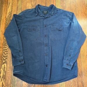 Filson Lightweight Kitsap Striped Button-Up Work Shirt